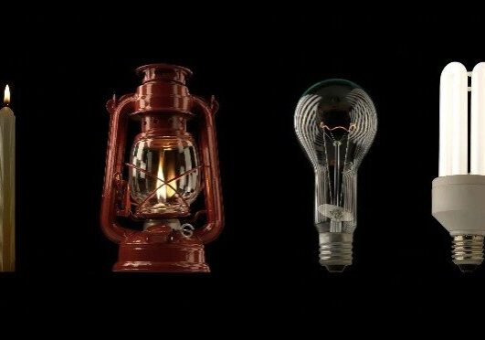 History of lighting design – Different light sources from different eras