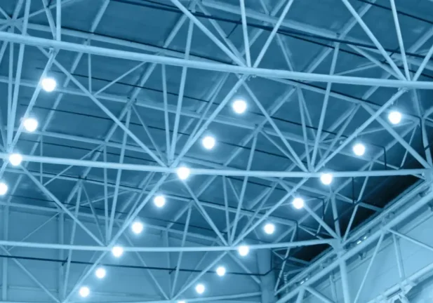 Types of lighting - Blue warehouse lighting