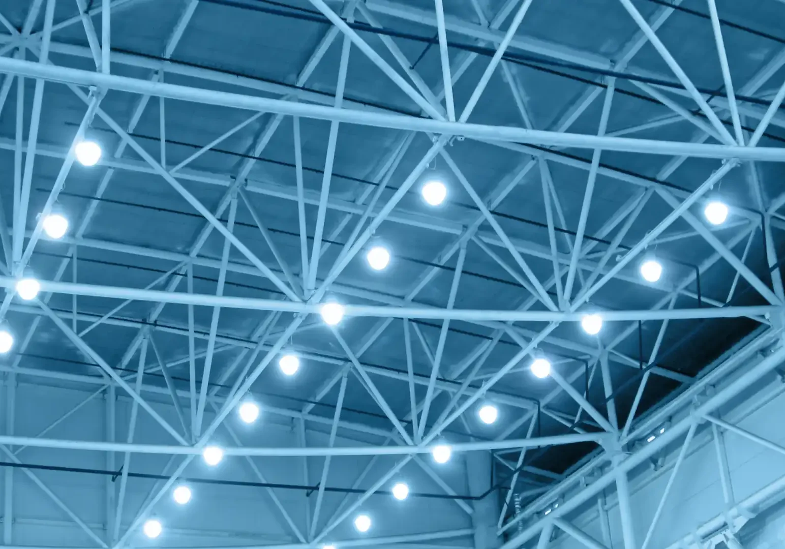 Types of lighting - Blue warehouse lighting